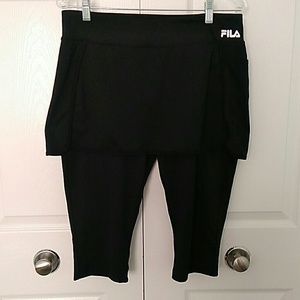 Fila skirted running pants size L